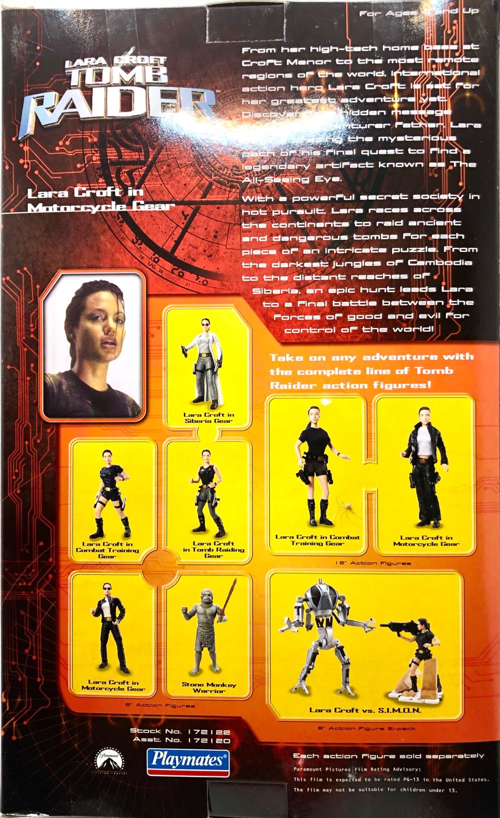 Lara Croft (Motorcycle Gear) - Playmates (Tomb Raider) (Tomb Raider) action figure collectible - Main Image 2
