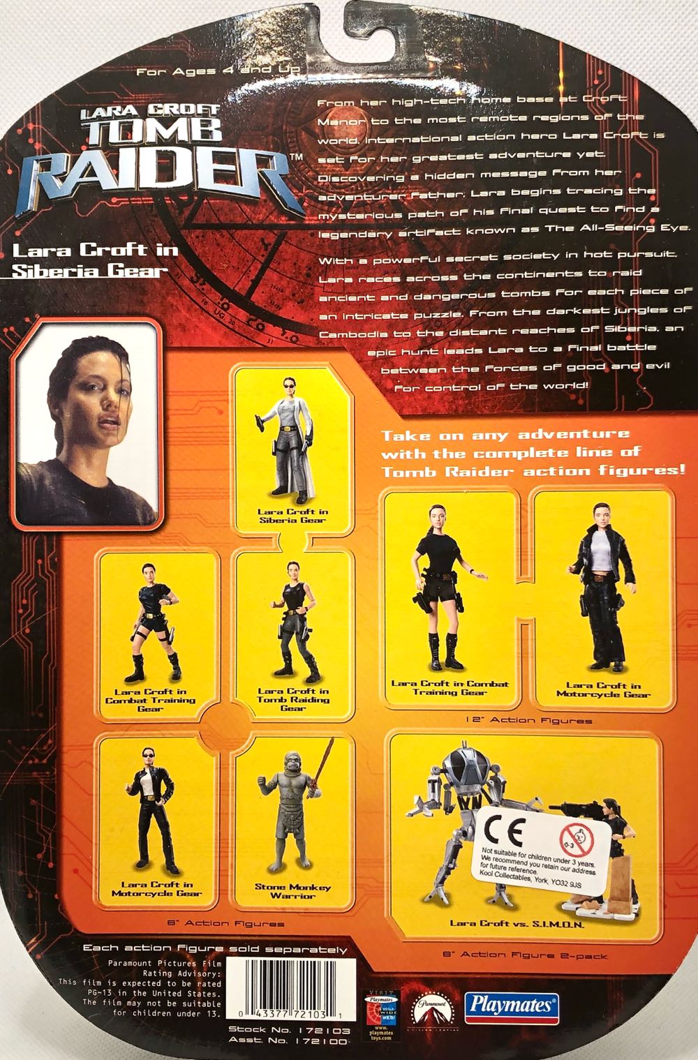 Lara Croft (Siberia Gear) - Playmates (Tomb Raider) (Tomb Raider) action figure collectible - Main Image 2