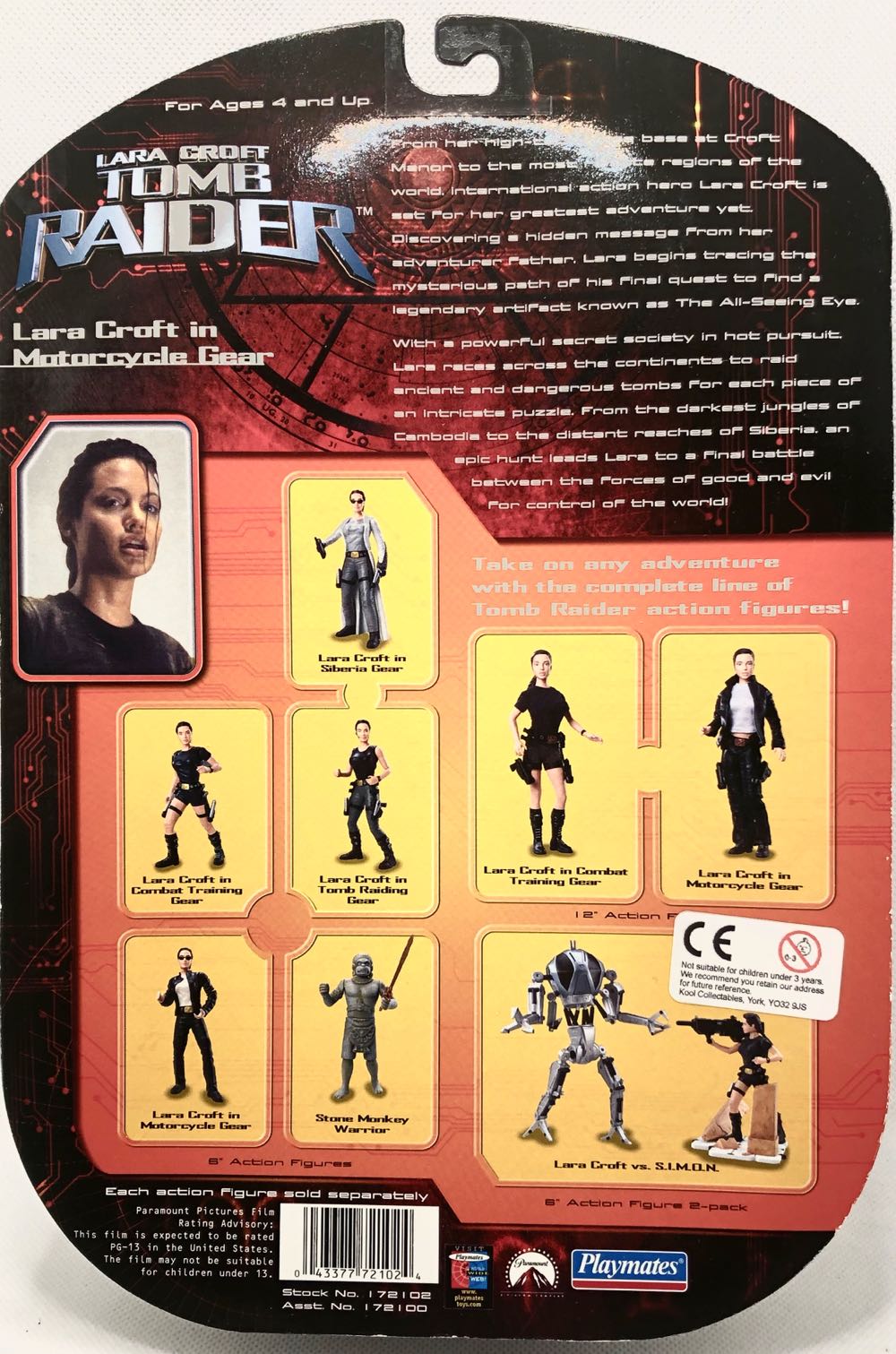 Lara Croft (Motorcycle Gear) - Playmates (Tomb Raider) (Tomb Raider) action figure collectible - Main Image 2