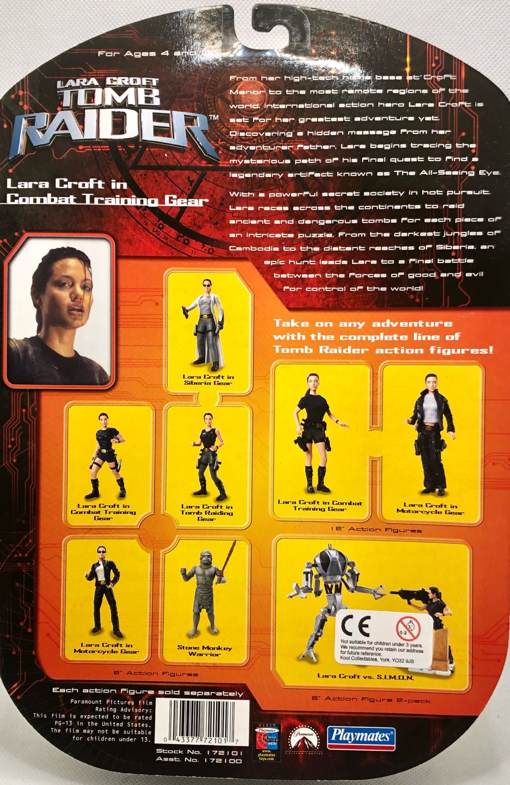 Lara Croft (Combat Training Gear) - Playmates (Tomb Raider) (Tomb Raider) action figure collectible - Main Image 2