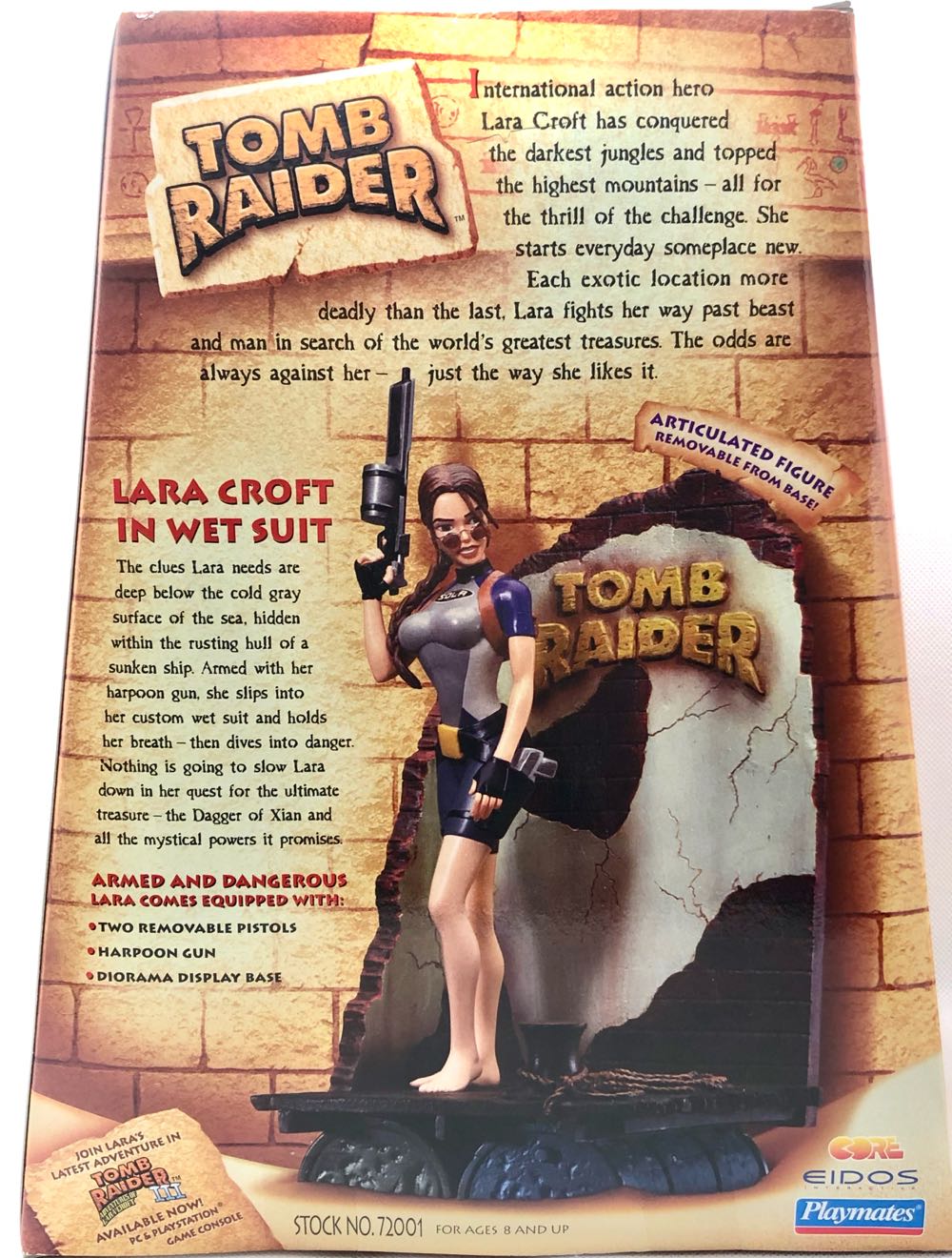 (D) Lara  Croft (Wet Suit) - Playmates (Tomb Raider) (Tomb Raider) action figure collectible - Main Image 2