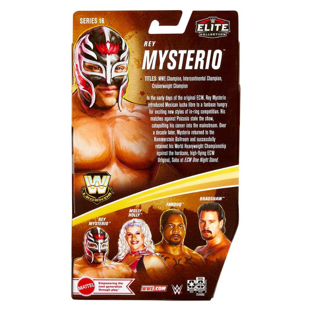 Rey Mysterio: WWE Legends (Series 16) - Mattel (WWE Elite Legends) action figure collectible [Barcode 194735027248] - Main Image 2