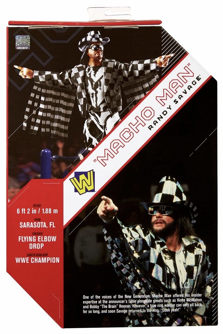 WWE - Macho Man Randy Savage (Mattel Creations Exclusive) - Mattel (WWE Ultimate Edition) action figure collectible [Barcode 194735095582] - Main Image 2