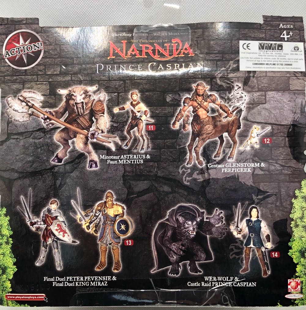 Faun Mentius & Minotaur Asterius - Play Along Toys (Narnia) (Narnia Prince Caspian) action figure collectible - Main Image 2