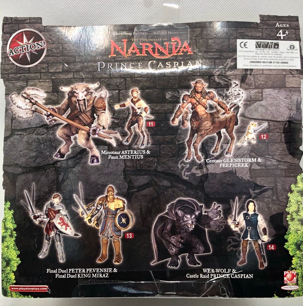 Peter Pevensie & King Miraz - Play Along Toys (Narnia) (Narnia Prince Caspian) action figure collectible - Main Image 2