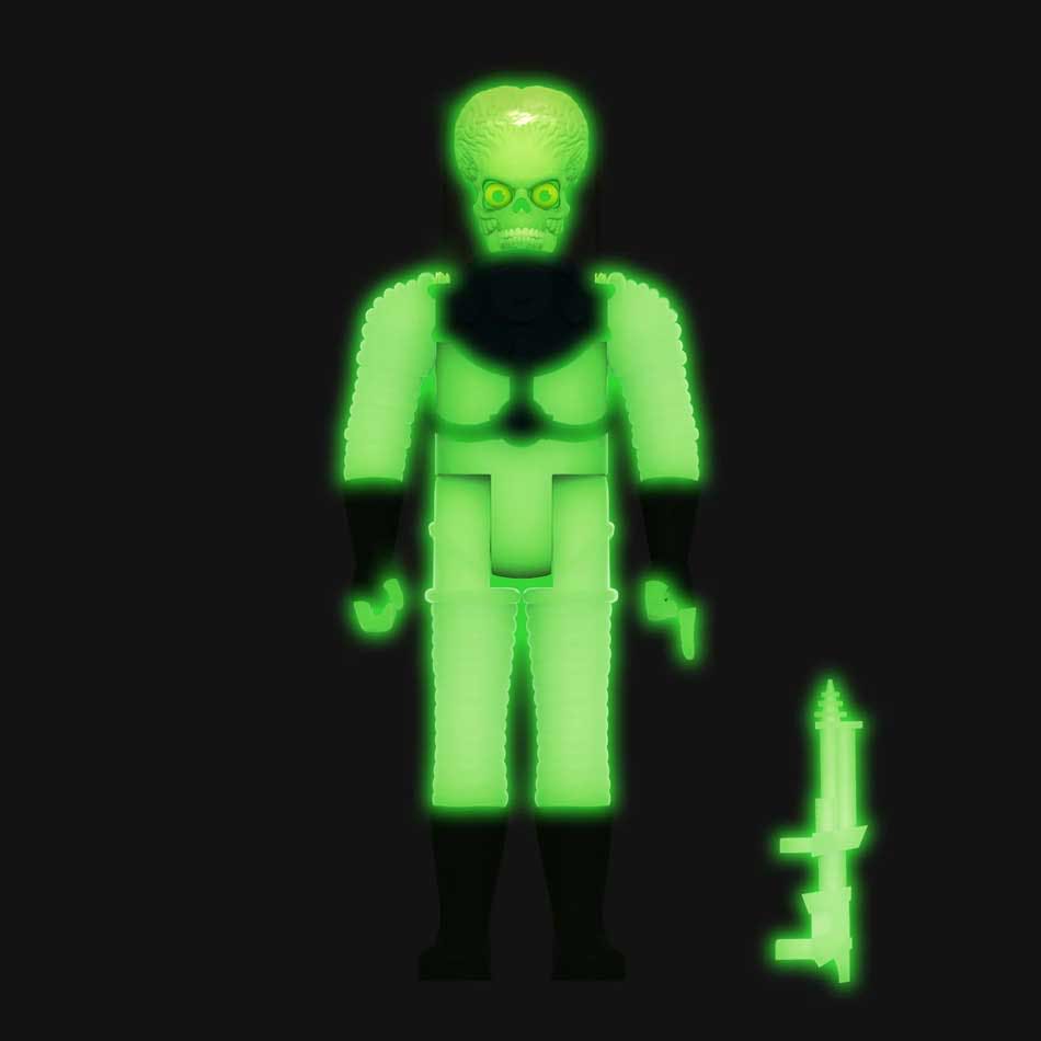 Mars Attacks Glow The Invasion Begins - Super 7 action figure collectible [Barcode 840049824164] - Main Image 4