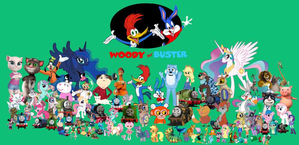 Woody & Buster Rainbow Power Twilight Sparkle  - Hasbro (Woody & Buster Figures) action figure collectible - Main Image 2