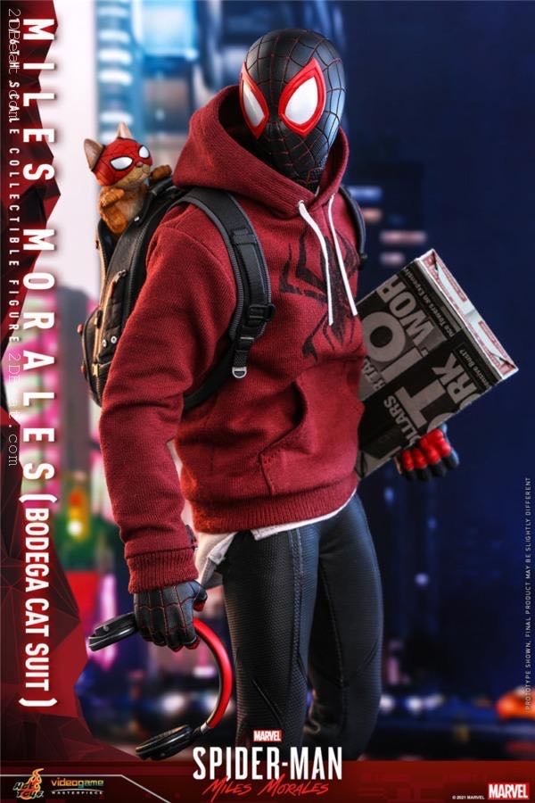 Hot Toys MILES MORALES (BODEGA CAT SUIT) - Hot Toys (Marvel Spider-Man Miles Morales) action figure collectible [Barcode 4895228607874] - Main Image 2