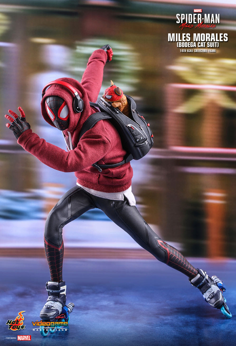 Hot Toys MILES MORALES (BODEGA CAT SUIT) - Hot Toys (Marvel Spider-Man Miles Morales) action figure collectible [Barcode 4895228607874] - Main Image 3