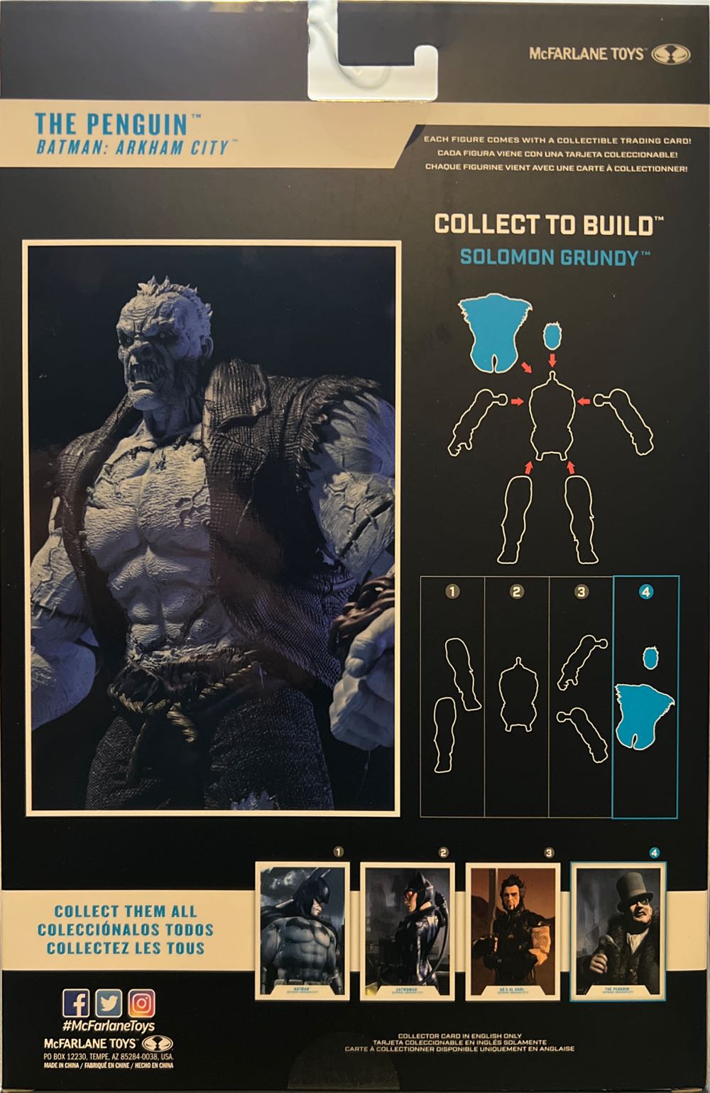 The Penguin - DC - VIDEO GAME UNIVERSE (Batman: Arkham City) action figure collectible [Barcode 787926154672] - Main Image 3