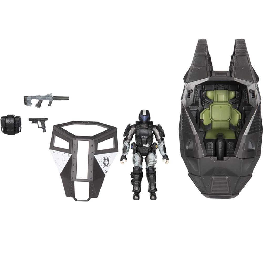 Halo: ODST Rookie with Drop Pod & Accessories) - Jazwares (World Of Halo) action figure collectible [Barcode 191726431893] - Main Image 2