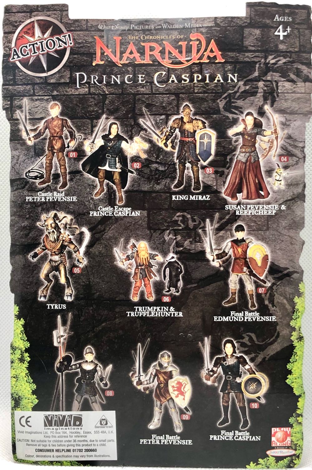 King Miraz - Play Along Toys (Narnia) (Narnia Prince Caspian) action figure collectible - Main Image 2