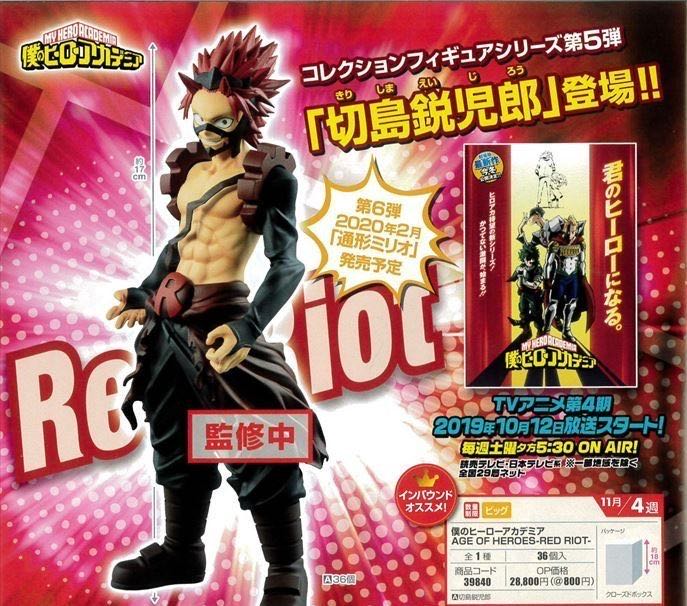 Banpresto 39840 My Hero Academia Age Of Heroes Red Riot Figure  action figure collectible [Barcode 4983164398403] - Main Image 2