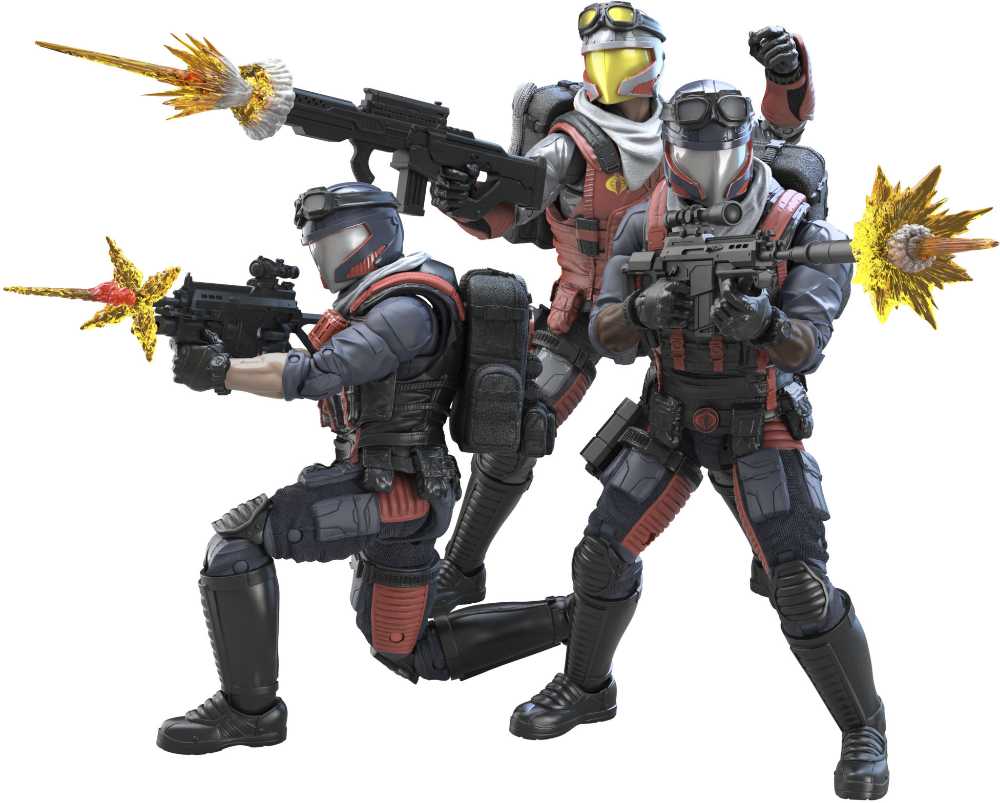 Cobra Viper Officer & Vipers 3pk #47 - Hasbro (G.I. Joe) action figure collectible [Barcode 5010993963355] - Main Image 3