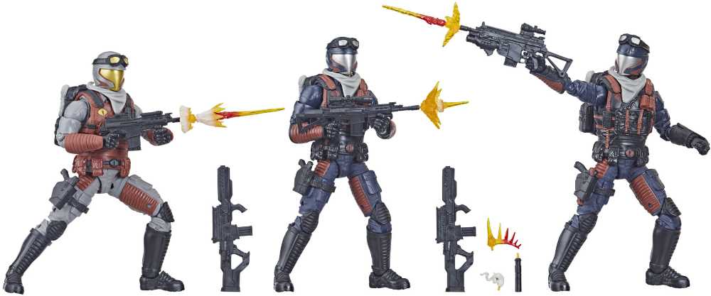 Cobra Viper Officer & Vipers 3pk #47 - Hasbro (G.I. Joe) action figure collectible [Barcode 5010993963355] - Main Image 4