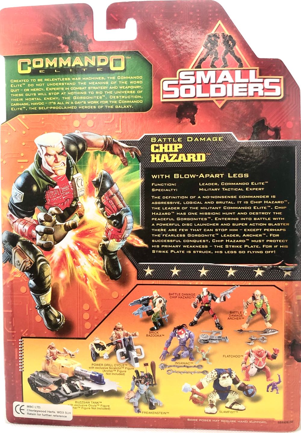 Chip Hazard (Battle Damaged) - Kenner (Small Soldiers) (Small Soldiers) action figure collectible - Main Image 2