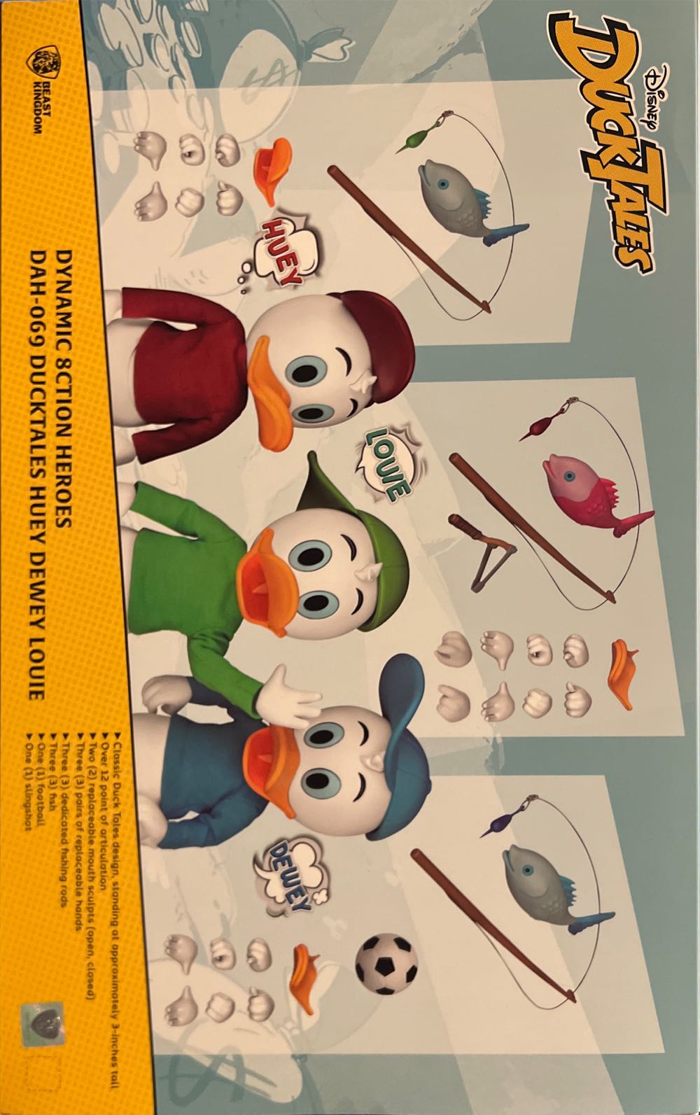 Disney Huey Dewey And Louie - Beast Kingdom (Duck Tales) action figure collectible [Barcode 4711061156617] - Main Image 3