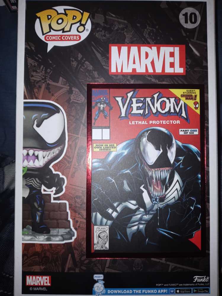 Marvel- Venom Funko 10 - Funko (Comic Covers) (Comic Book Covers (Venom)) action figure collectible [Barcode 889698637435] - Main Image 2