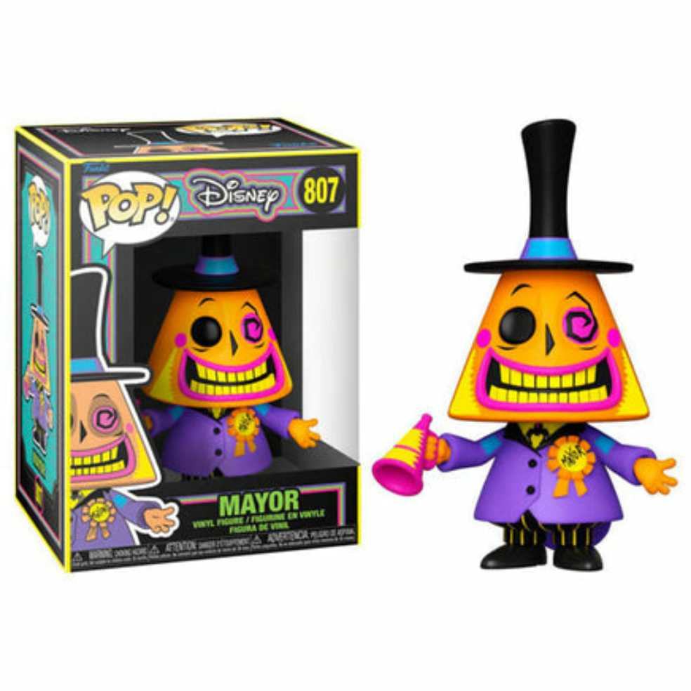 Funko Pop! Disney: The Nightmare Before Christmas; Mayor Neon/blacklight - Funko (Funko Pop!) action figure collectible [Barcode 889698639613] - Main Image 3