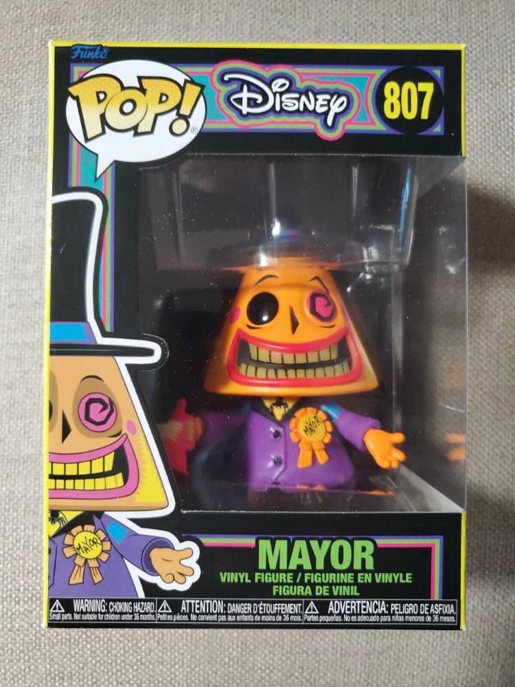Funko Pop! Disney: The Nightmare Before Christmas; Mayor Neon/blacklight - Funko (Funko Pop!) action figure collectible [Barcode 889698639613] - Main Image 4