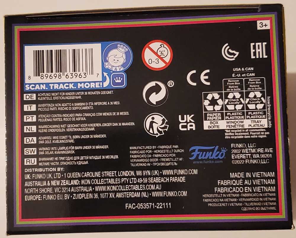 16 Sally (Black Light) - Disney: The Nightmare Before Christmas - Funko (Funko Pop!) action figure collectible [Barcode 889698639637] - Main Image 3