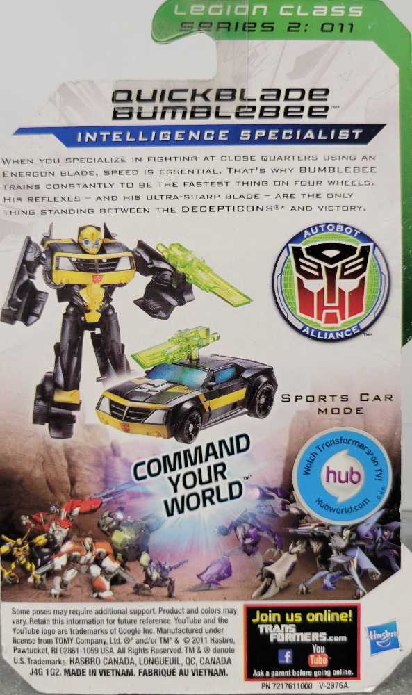 Bumblebee Quickblade - Hasbro (Prime Beast Hunters) action figure collectible - Main Image 3