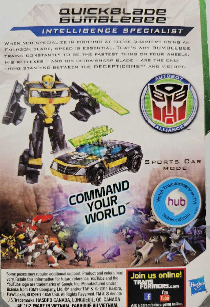Bumblebee Quickblade - Hasbro (Prime Beast Hunters) action figure collectible - Main Image 4