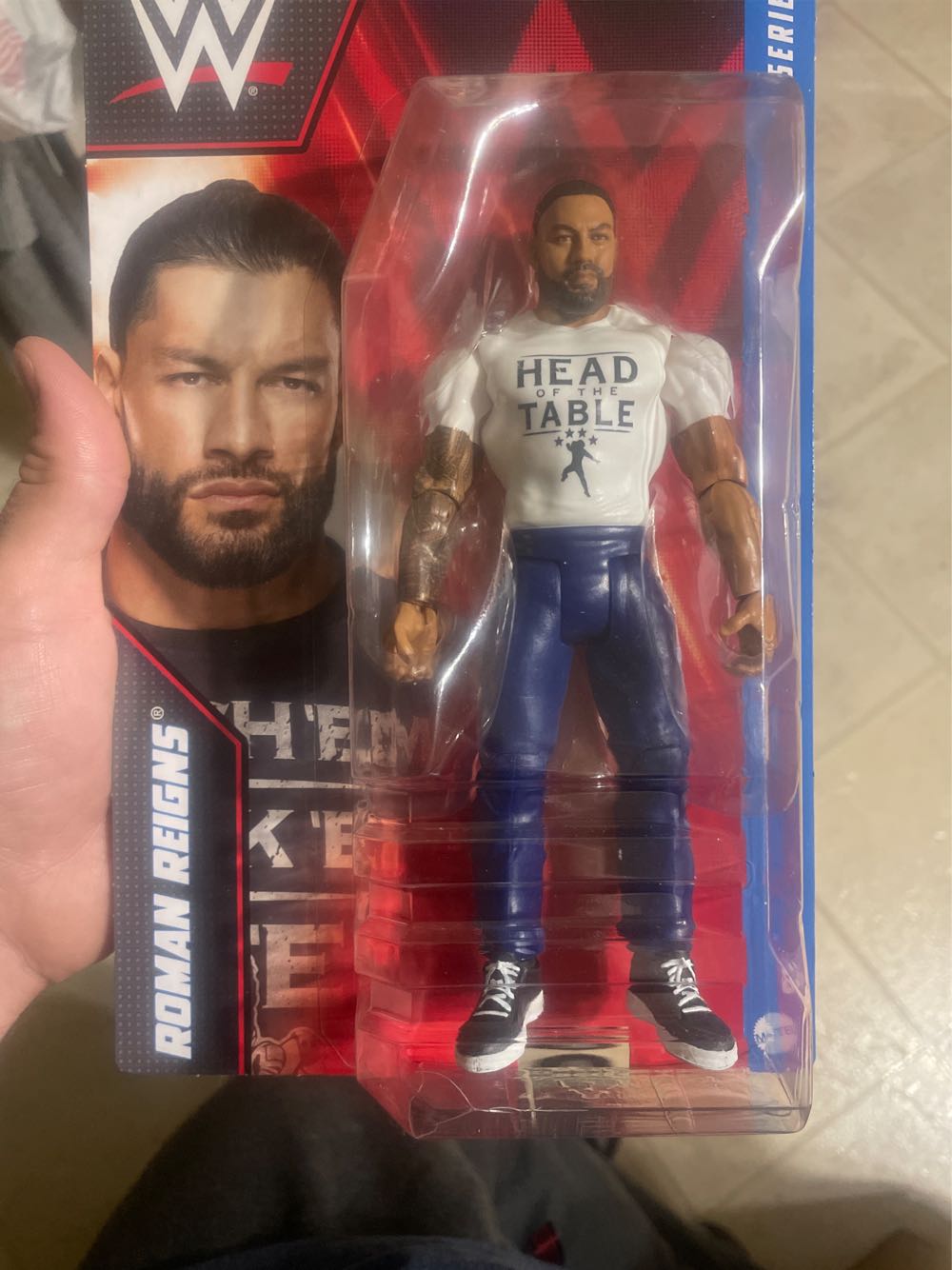 Roman Reigns Basic 129 - Mattel (WWE Basic Series) action figure collectible [Barcode 194735020904] - Main Image 2