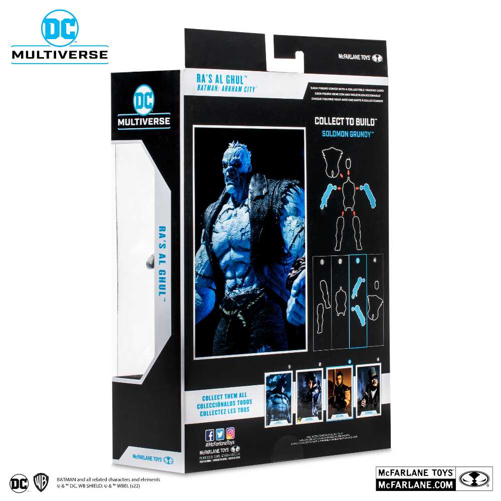 Ra’s Al Ghul - DC - VIDEO GAME UNIVERSE (Batman: Arkham City) action figure collectible [Barcode 787926154696] - Main Image 3
