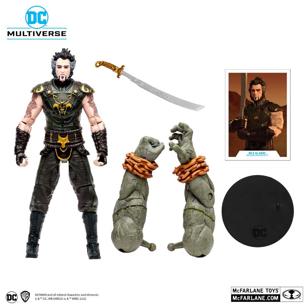 Ra’s Al Ghul - DC - VIDEO GAME UNIVERSE (Batman: Arkham City) action figure collectible [Barcode 787926154696] - Main Image 4