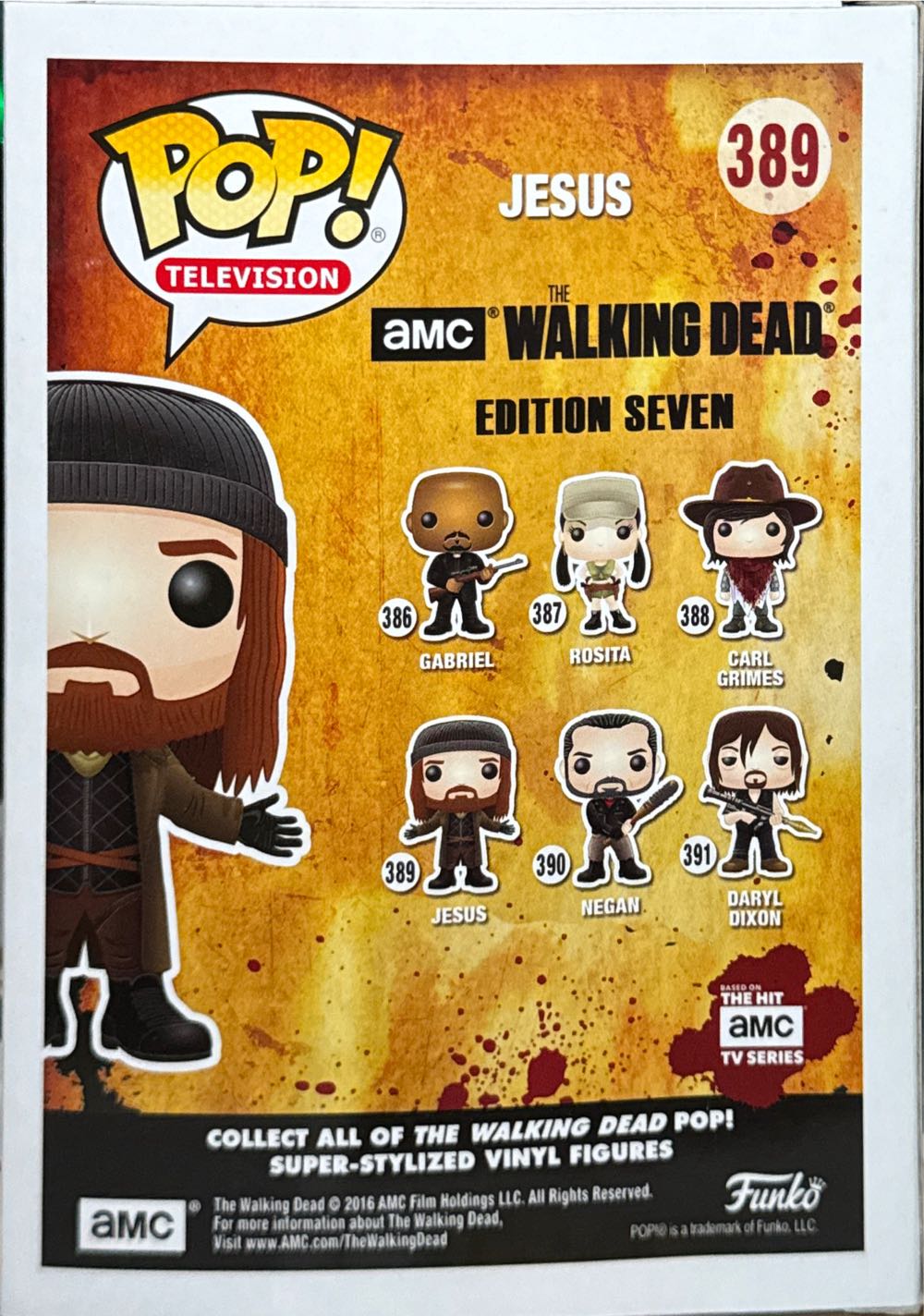 Jesus - Funko (The Walking Dead) action figure collectible [Barcode 889698110693] - Main Image 3