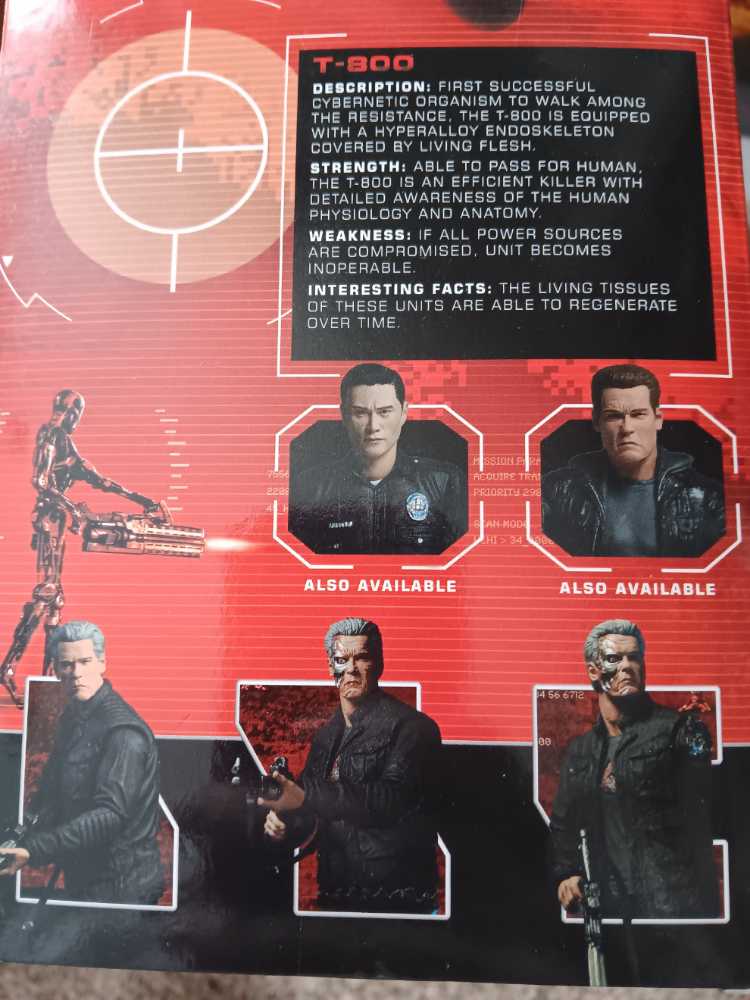 T-800 Terminator Genesis - Neca action figure collectible [Barcode 634482421772] - Main Image 3
