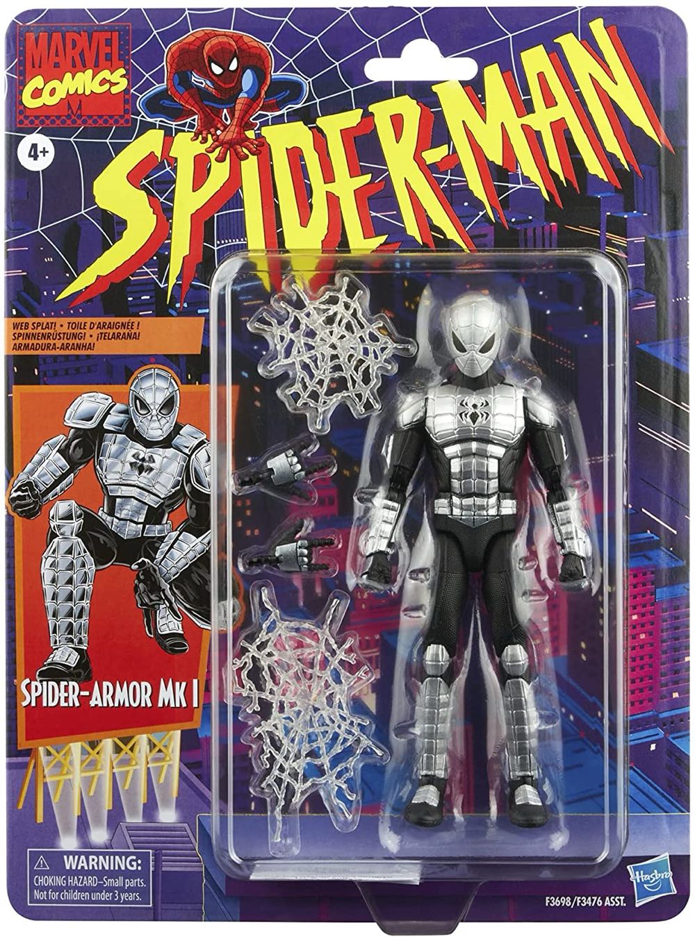 Spider-Man [Spider-Armor MK I] - Hasbro (Marvel Legends - Vintage) action figure collectible - Main Image 2