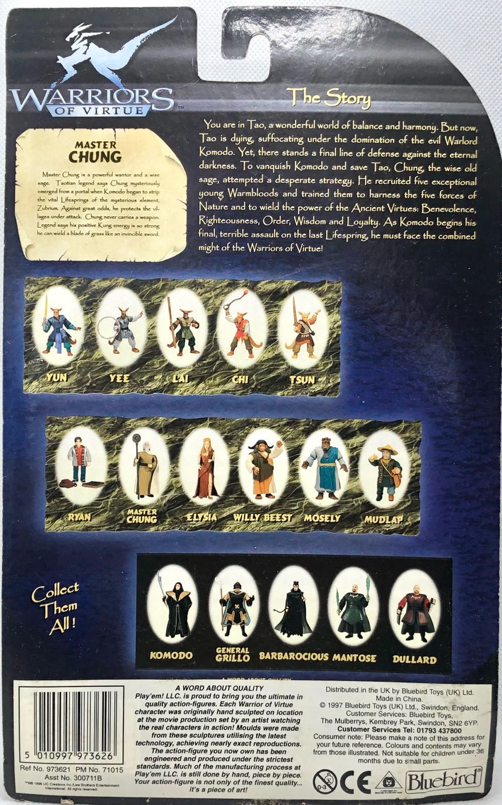 Master Chung - Play’em! LLC (Warriors Of Virtue) (Warriors Of Virtue) action figure collectible - Main Image 2