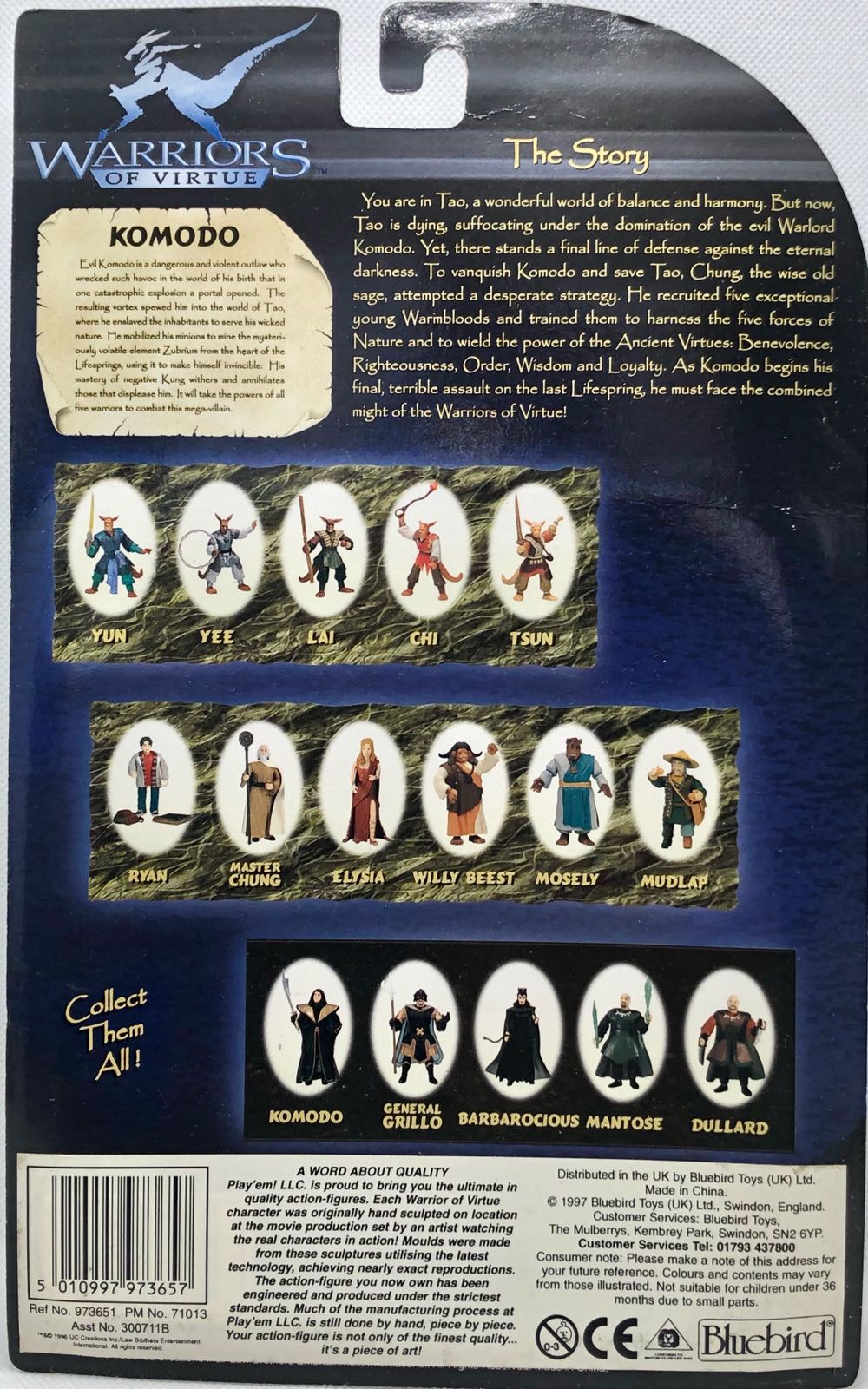 Komodo - Play’em! LLC (Warriors Of Virtue) (Warriors Of Virtue) action figure collectible - Main Image 2