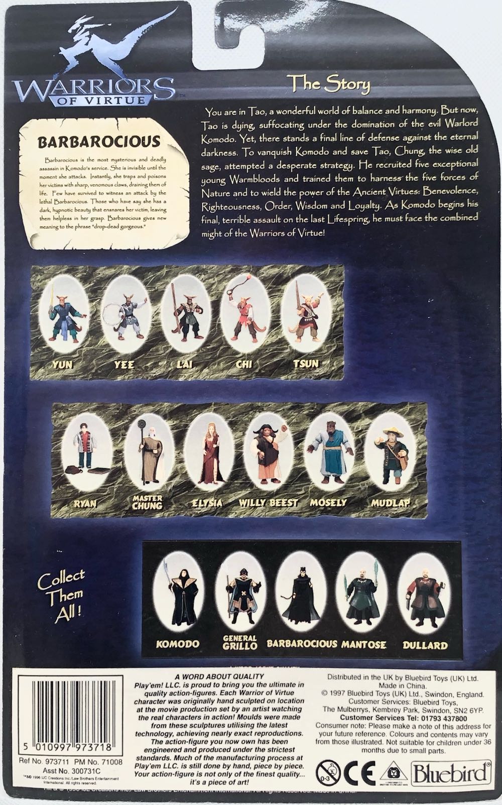 Barbarocious - Play’em! LLC (Warriors Of Virtue) (Warriors Of Virtue) action figure collectible - Main Image 2