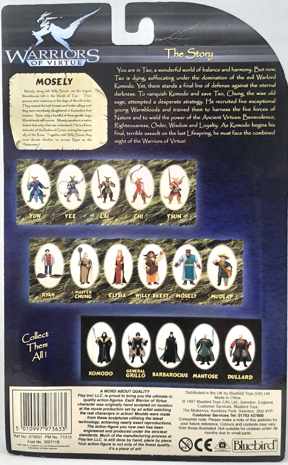 Mosely - Play’em! LLC (Warriors Of Virtue) (Warriors Of Virtue) action figure collectible - Main Image 2