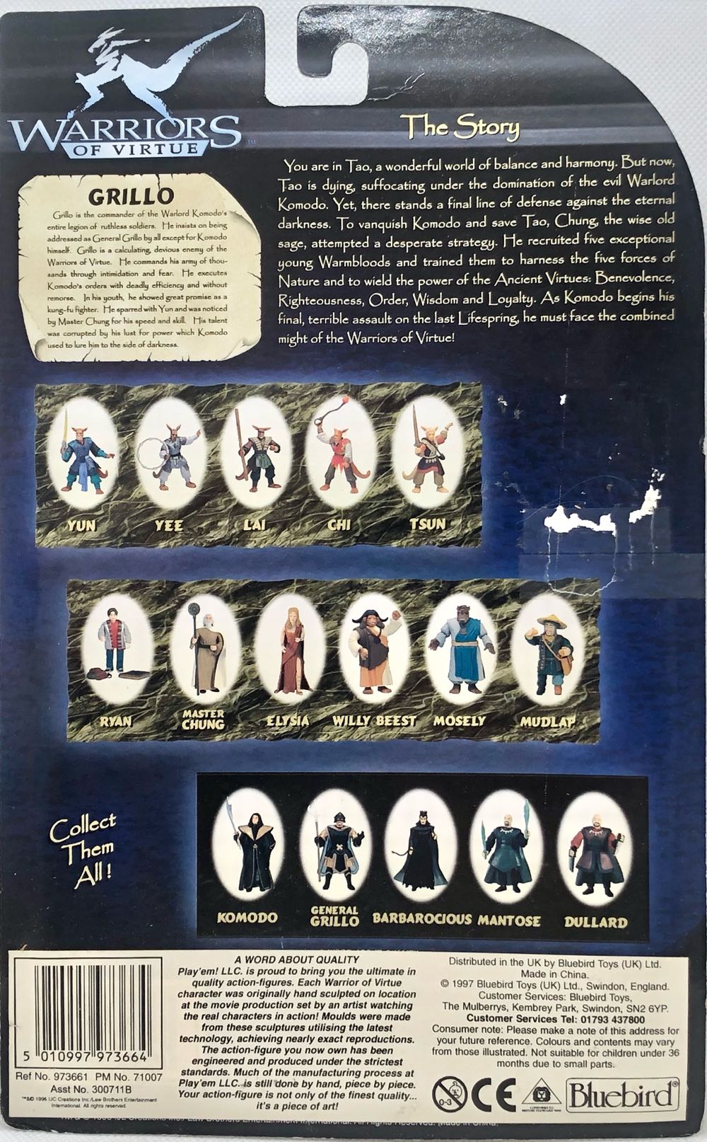 Grillo - Play’em! LLC (Warriors Of Virtue) (Warriors Of Virtue) action figure collectible - Main Image 2