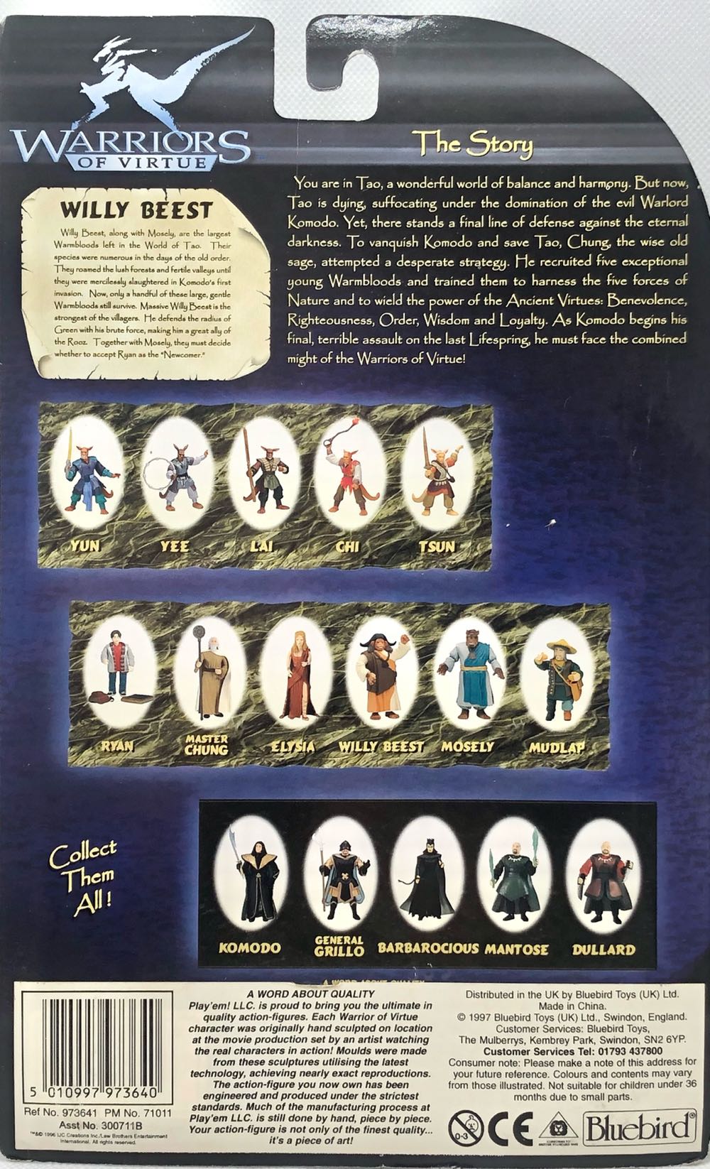 Willy Beest - Play’em! LLC (Warriors Of Virtue) (Warriors Of Virtue) action figure collectible - Main Image 2