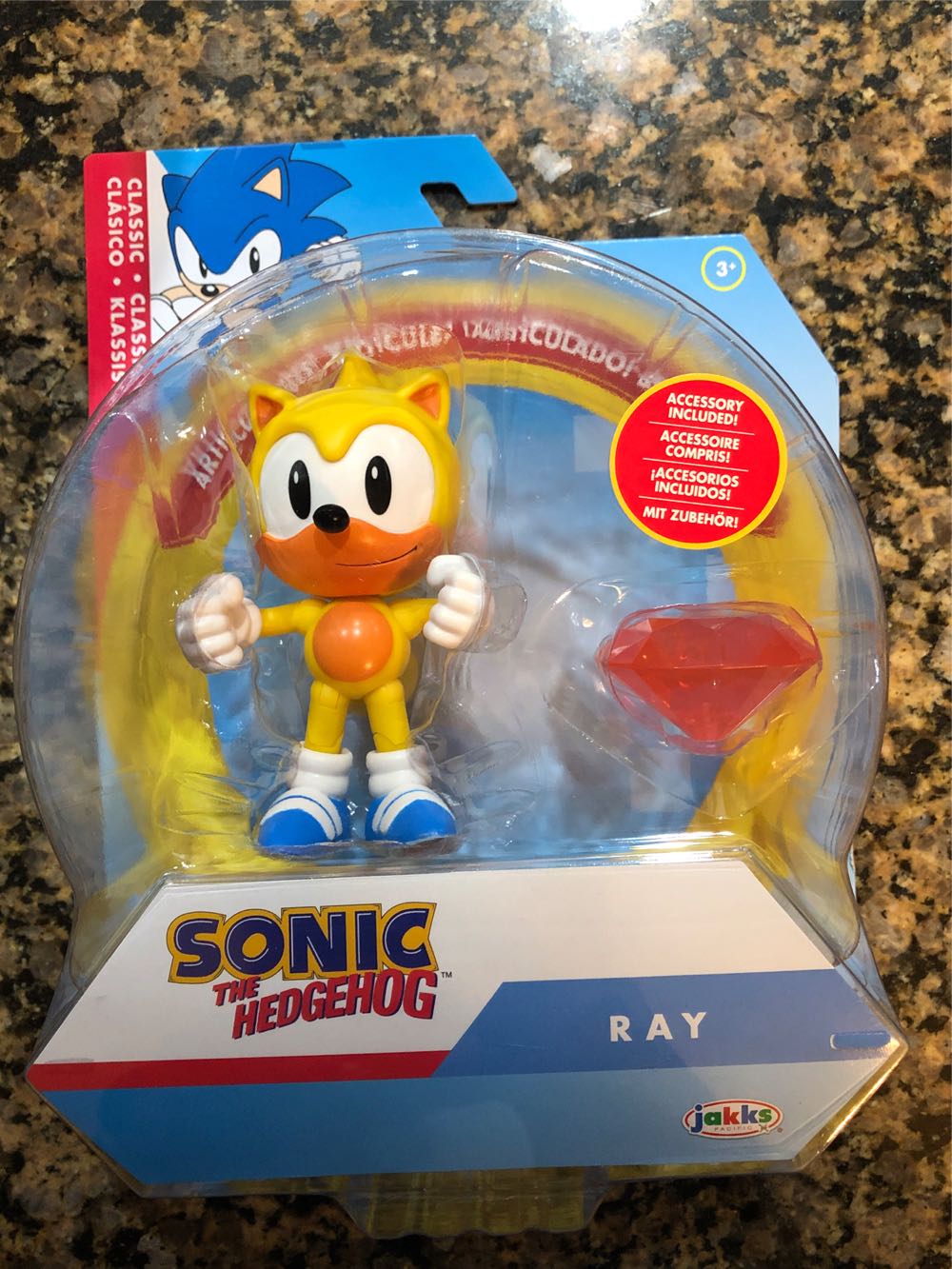 Ray The Flying Squirrel - Jakks Pacific (Sonic The Hedgehog) action figure collectible [Barcode 192995414266] - Main Image 2