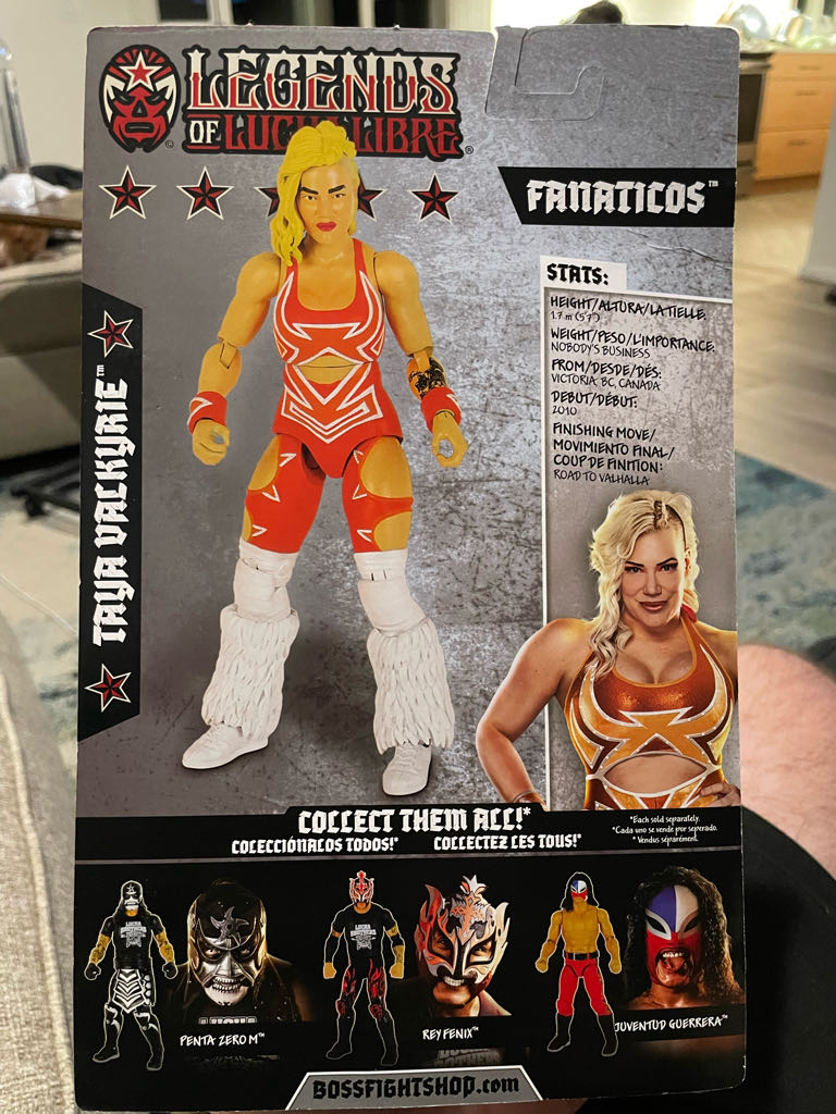 Taya Valkyrie - Legends Of Lucha Libre - Boss Fight Studio (Wrestling) action figure collectible [Barcode 814800021703] - Main Image 2