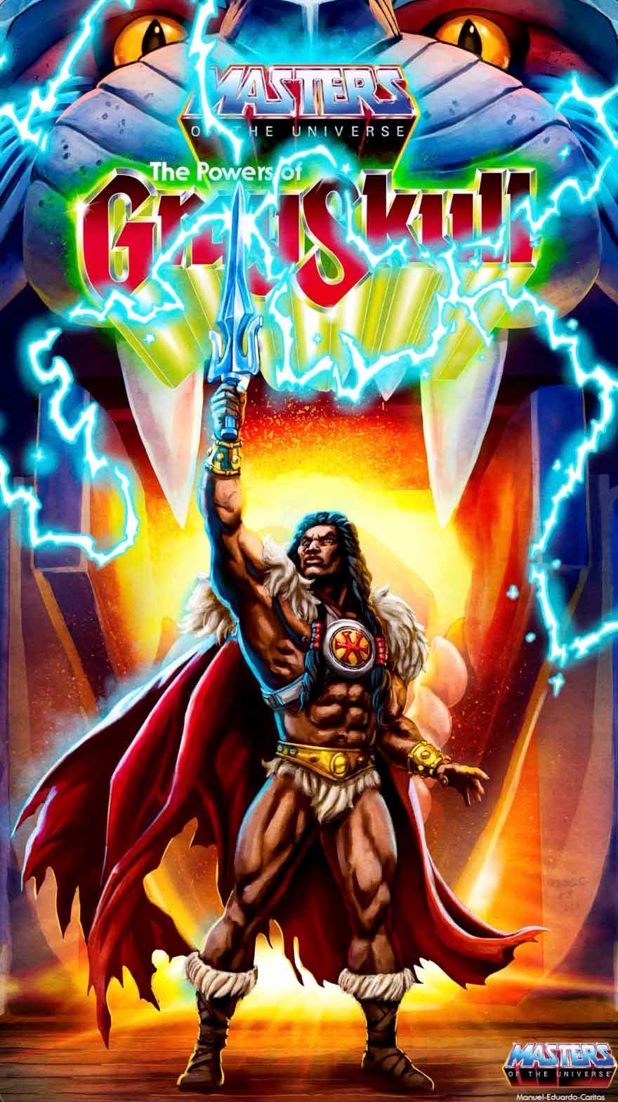 King Grayskull: Exclusive - Mattel Creations (Powers Of Grayskull: Origins) action figure collectible - Main Image 3