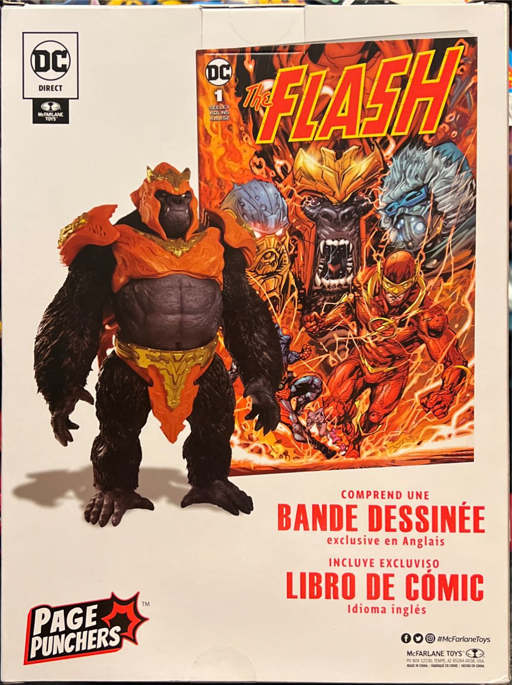 Mcfarlane Toys DC Direct Page Punchers Gorilla Grodd Megafig - McFarlane Toys (DC Comics) action figure collectible [Barcode 787926159912] - Main Image 4