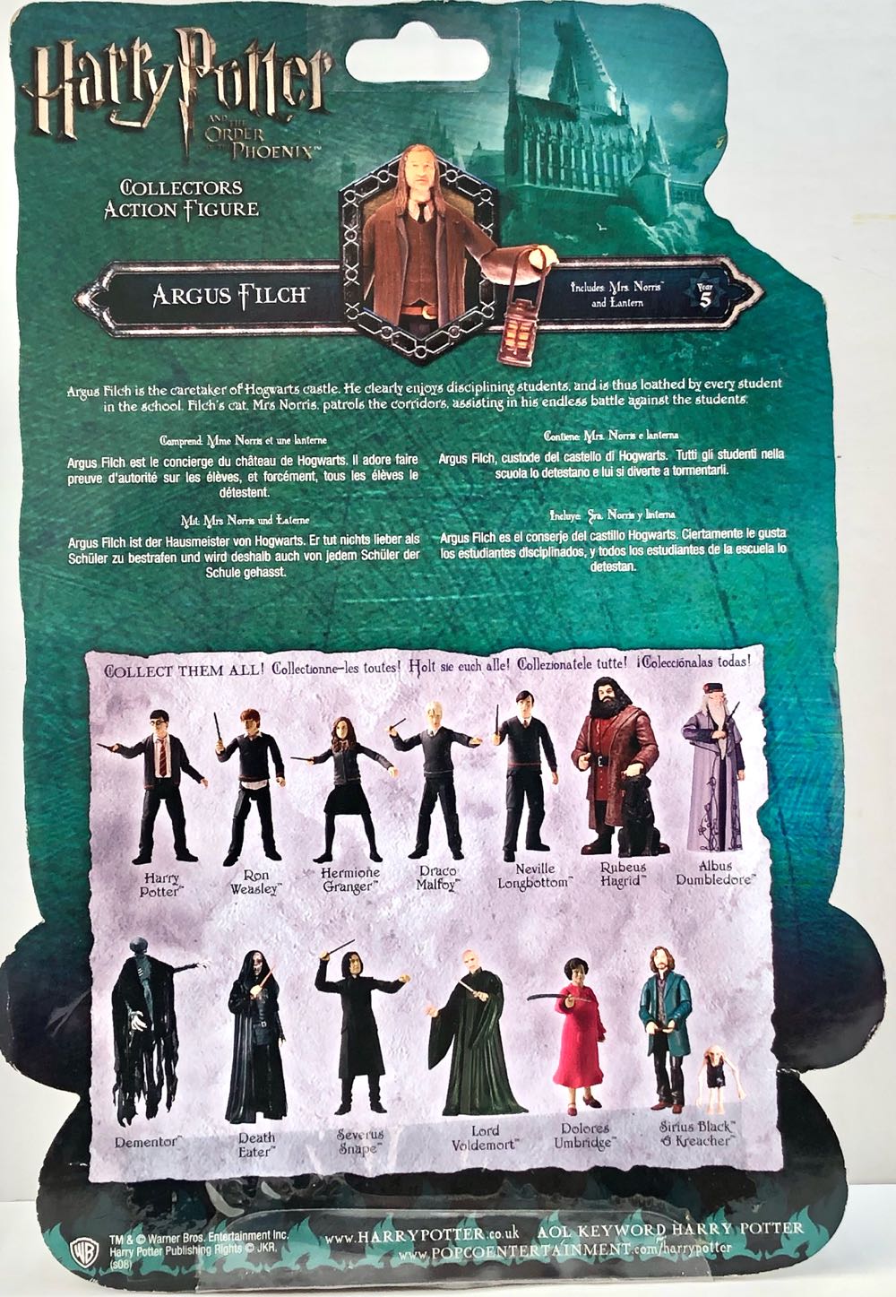 Argus Filch - Pop Co (H.P. Order Of The Phoenix) (Harry Potter Order Of The Phoenix) action figure collectible - Main Image 2