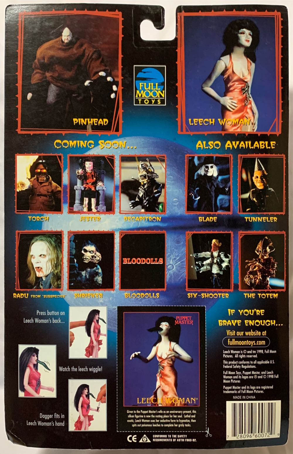 Puppet Master Leech Woman Gold - Full Moon Toys action figure collectible [Barcode 728096600729] - Main Image 2