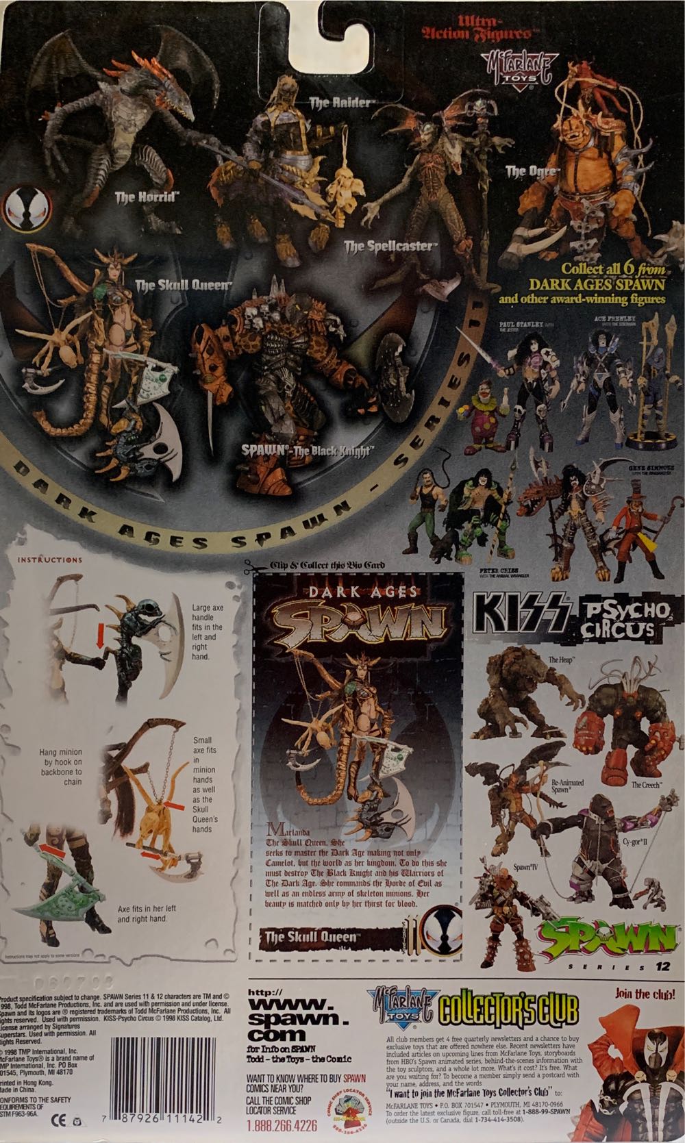 Spawn - The Dark Ages: The Skull Queen - Todd McFarlane (Mcfarlane) action figure collectible [Barcode 787926111422] - Main Image 2