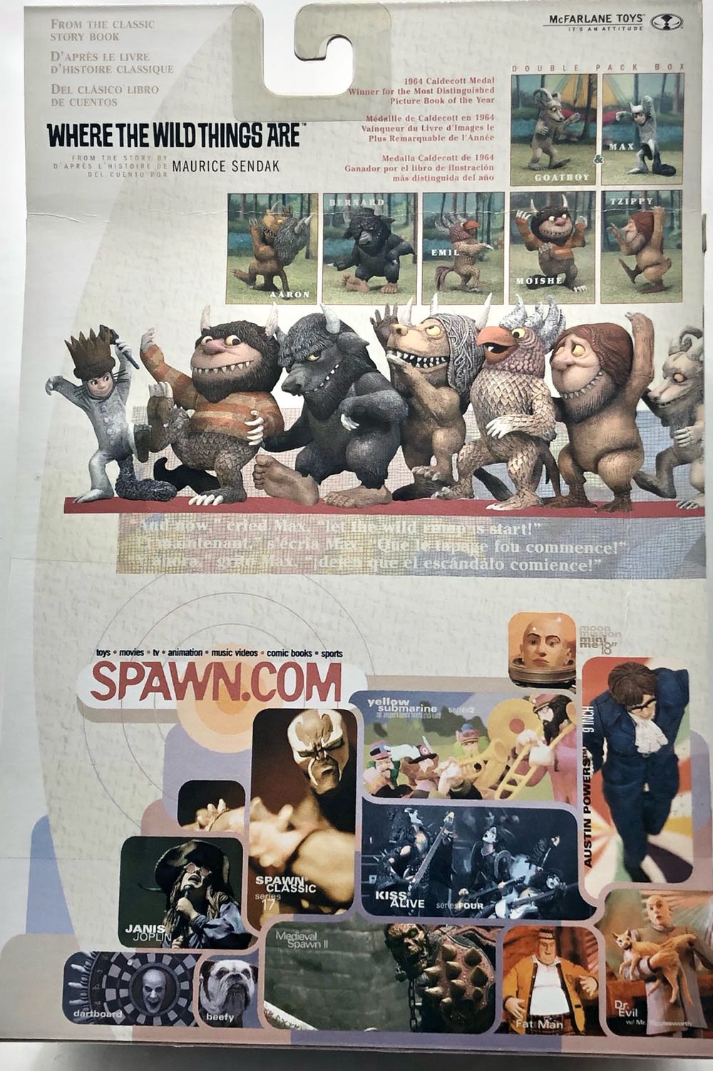 Aaron - McFarlane Toys (Where The Wild Things Are) (Where The Wild Things Are) action figure collectible - Main Image 2