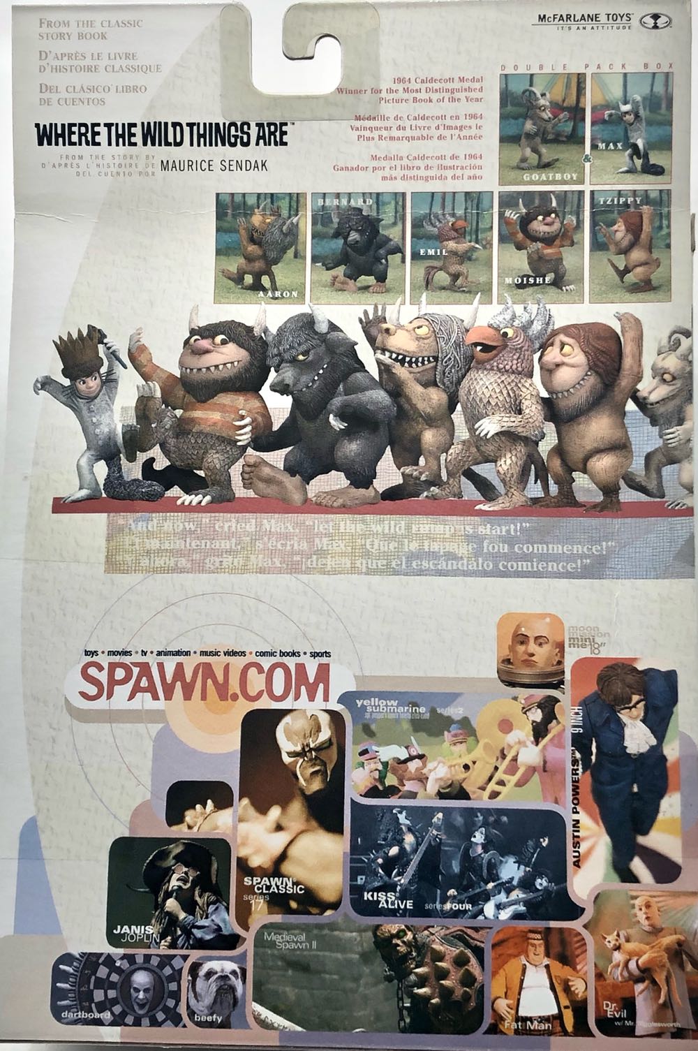 Moishe - McFarlane Toys (Where The Wild Things Are) (Where The Wild Things Are) action figure collectible - Main Image 2