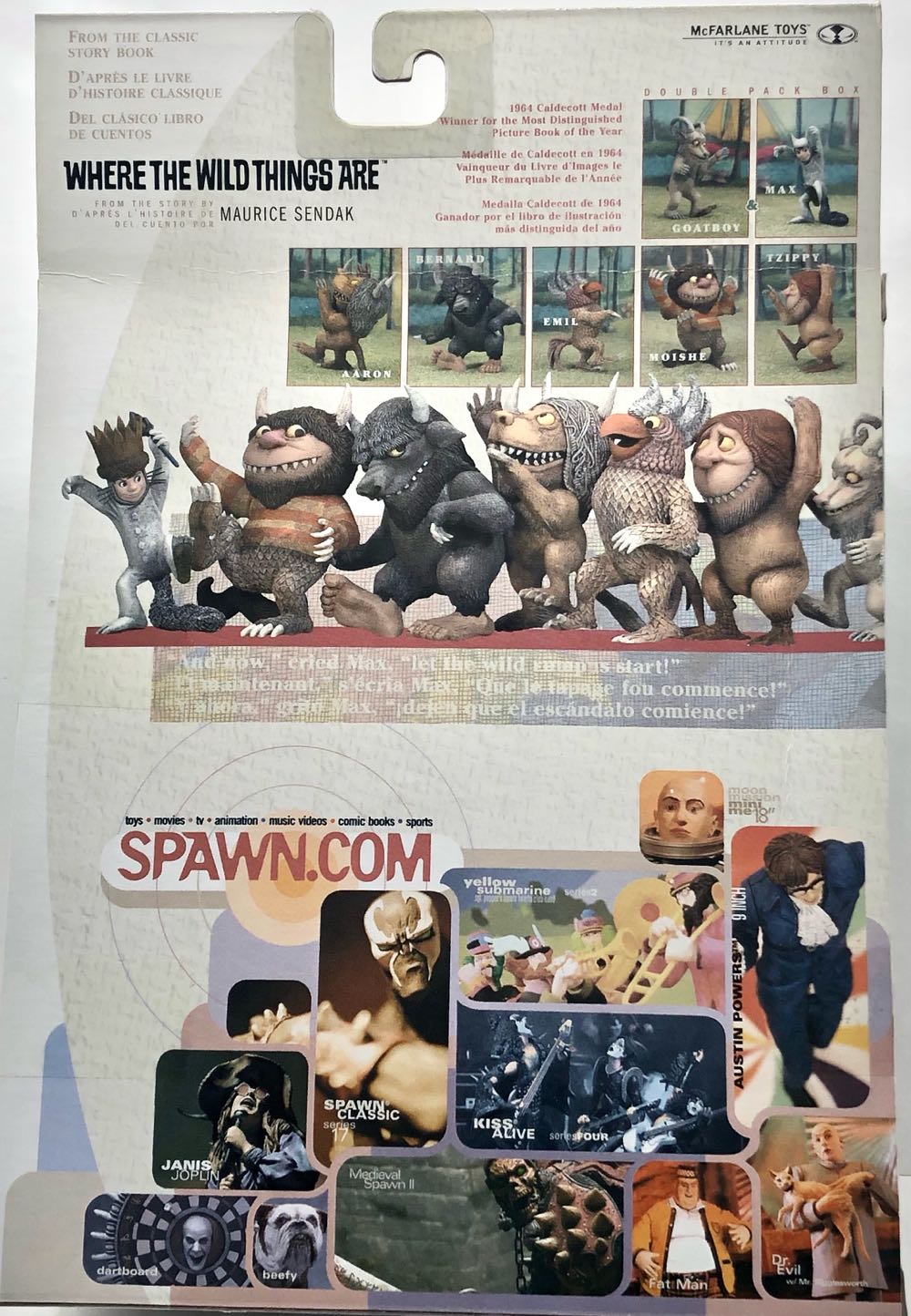 Max and Goat Boy - McFarlane Toys (Where The Wild Things Are) (Where The Wild Things Are) action figure collectible - Main Image 2