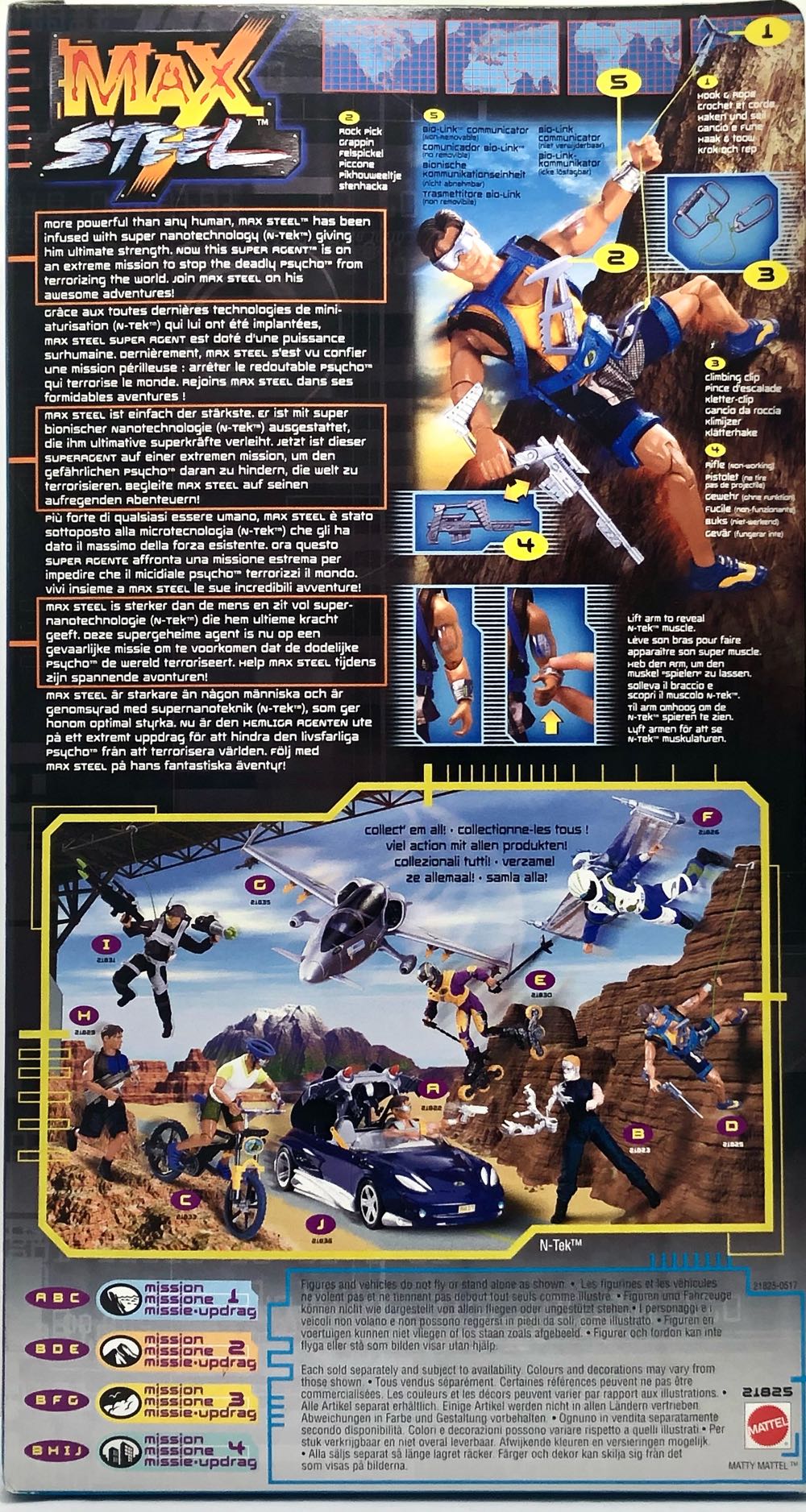 Max Steel (Mountain Attack) - Mattel (Max Steel) (Max Steel) action figure collectible - Main Image 2